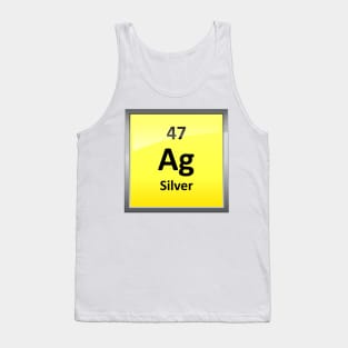 Silver Element Symbol - Periodic Table Tank Top